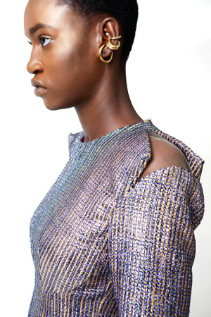 METALLIC GOLD DRESS