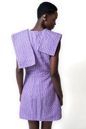 PURPLE BLAZER DRESS
