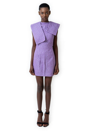 PURPLE BLAZER DRESS