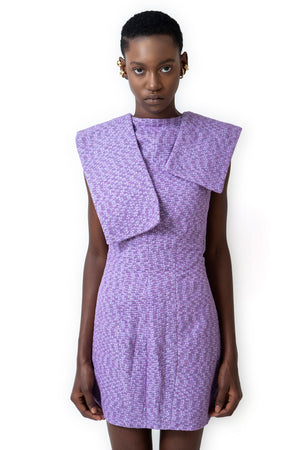 PURPLE BLAZER DRESS