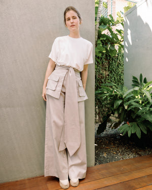 GRAY POCKET BELT