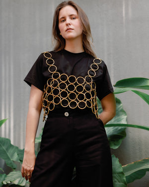 GOLD METAL TOP