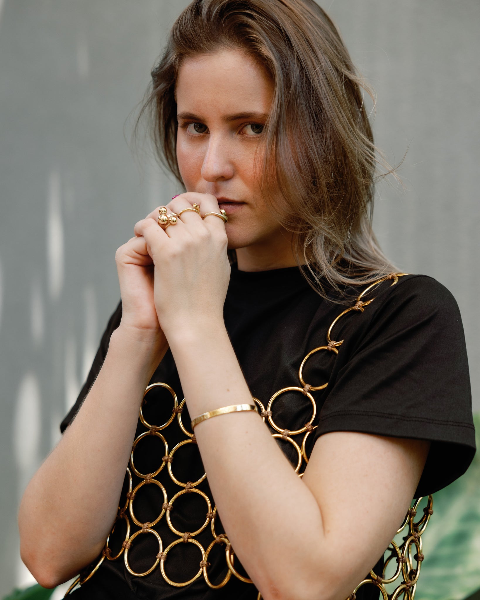 GOLD METAL TOP