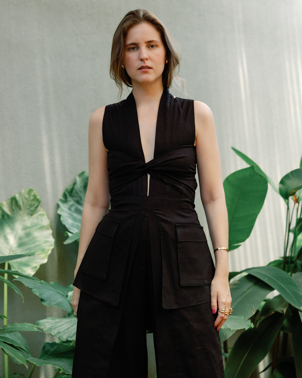 BLACK POCKET BELT