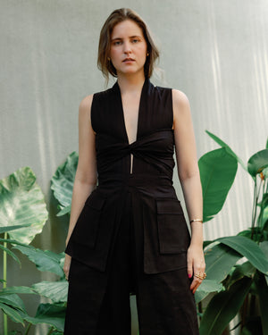 BLACK POCKET BELT