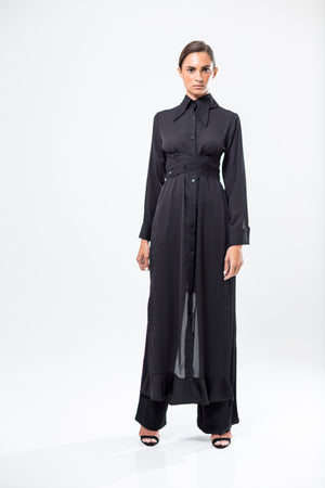 black Farfalla Long Shirt