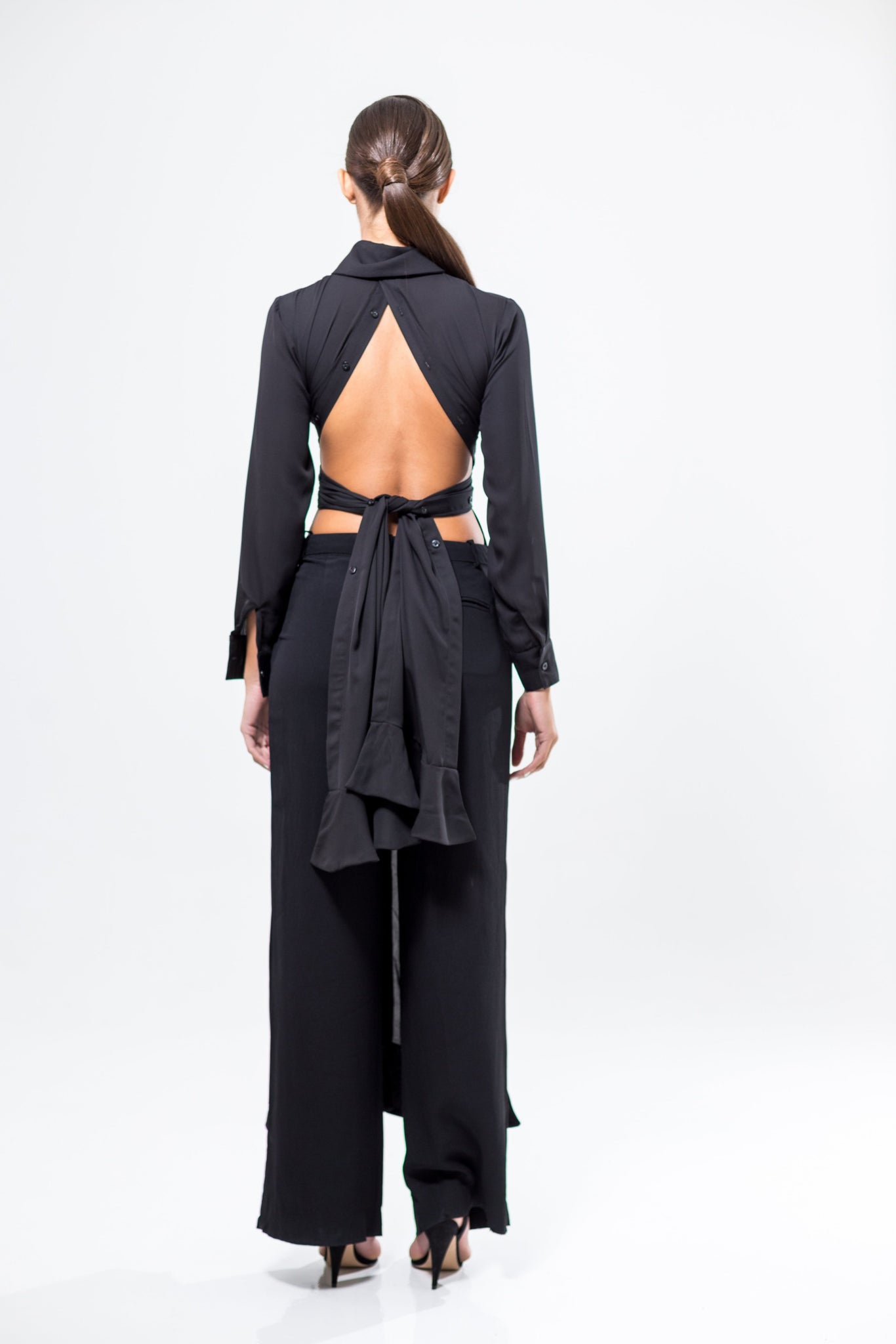 black Farfalla Long Shirt