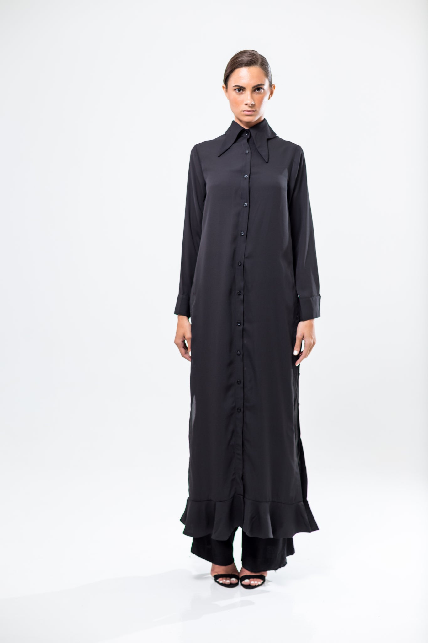 black Farfalla Long Shirt