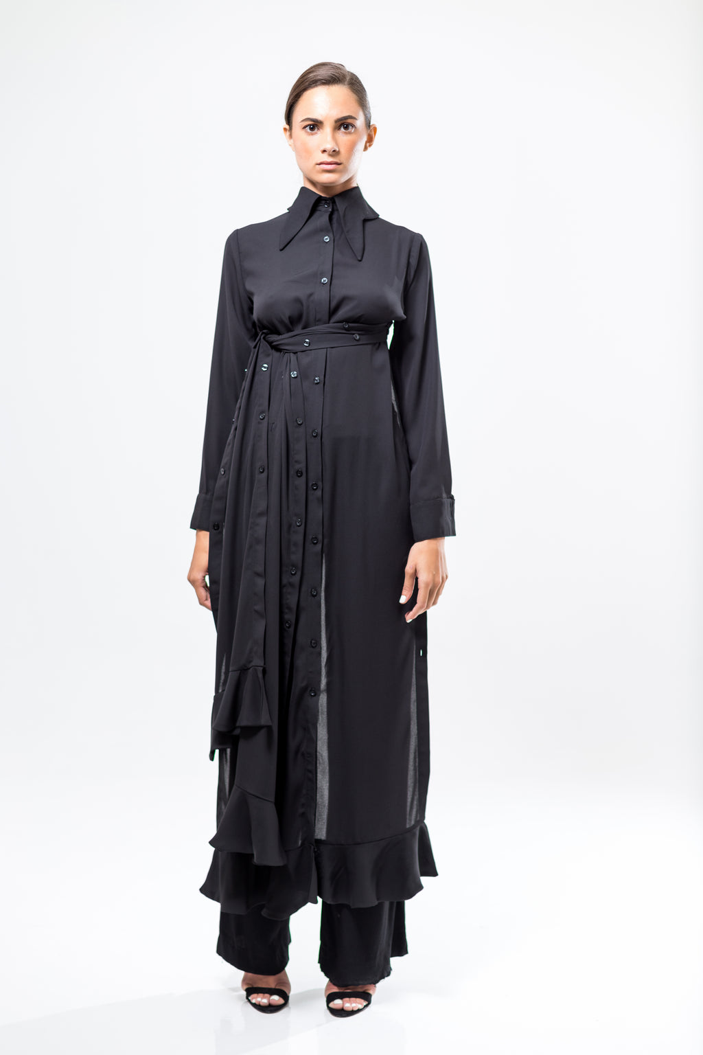 black Farfalla Long Shirt
