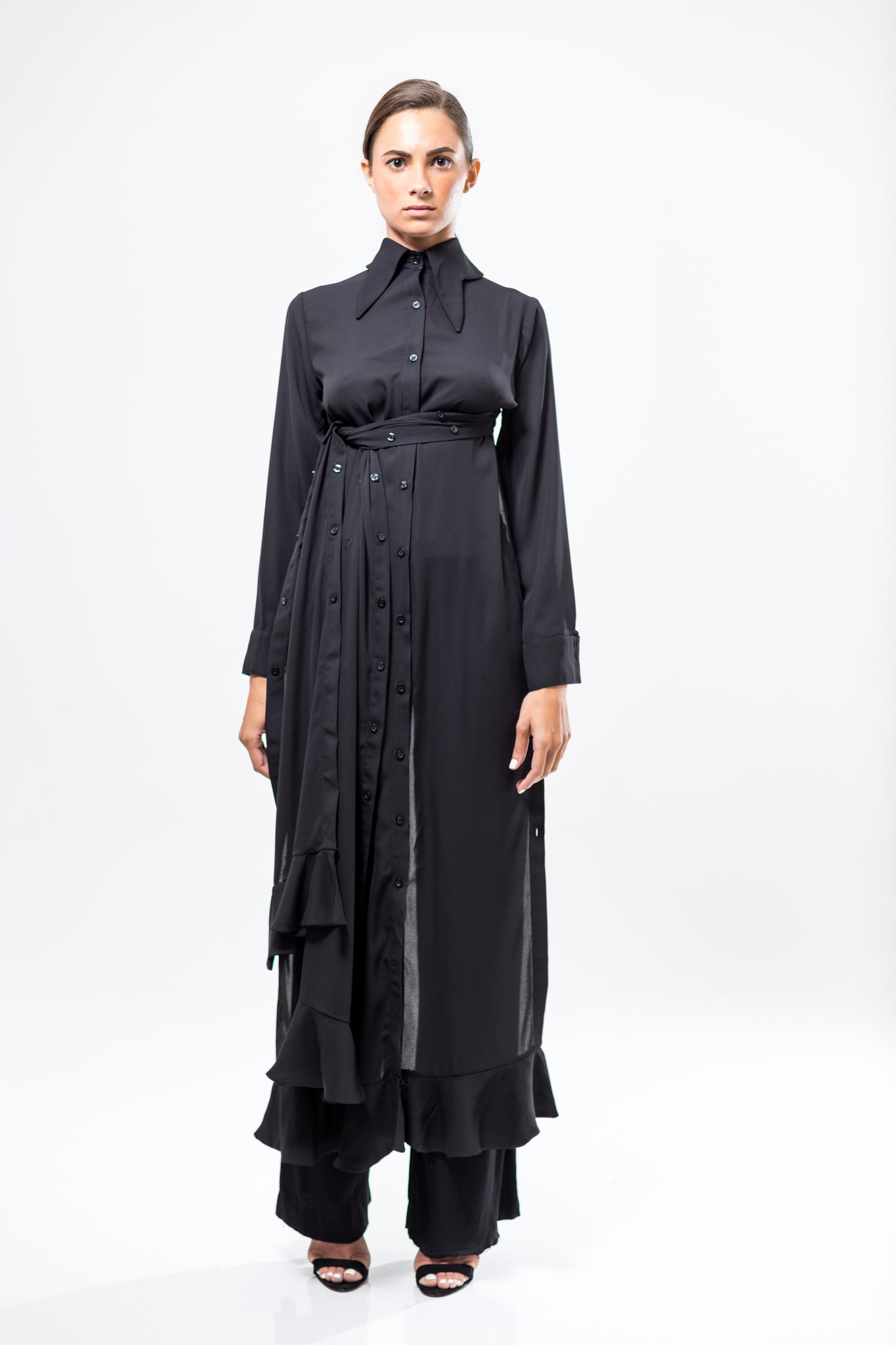 black Farfalla Long Shirt