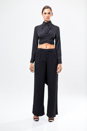black Farfalla Long Shirt
